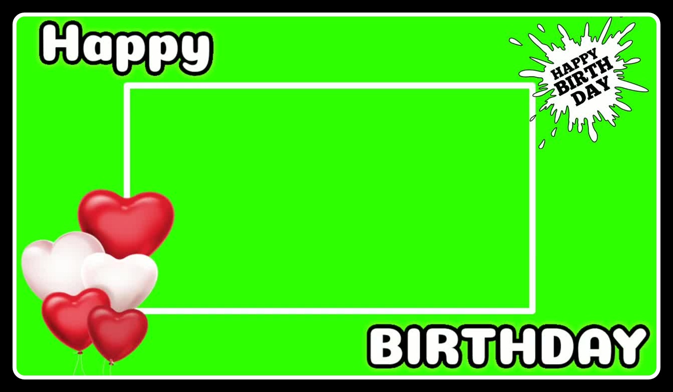 New Birthday Green Screen Video Template for kinemaster   Birthday Green Screen Video   Template ( 720 X 1280 )