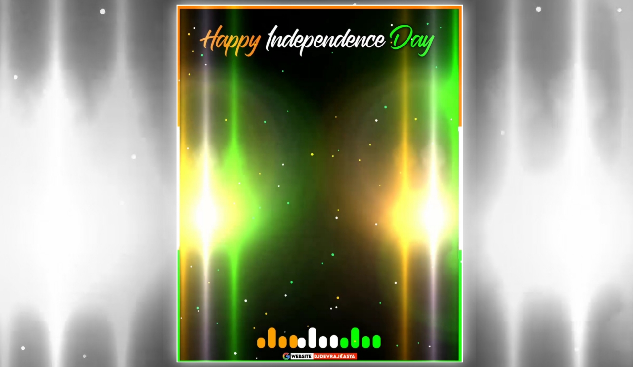 Independence Day Lighting Effect Full Screen Avee Player Template