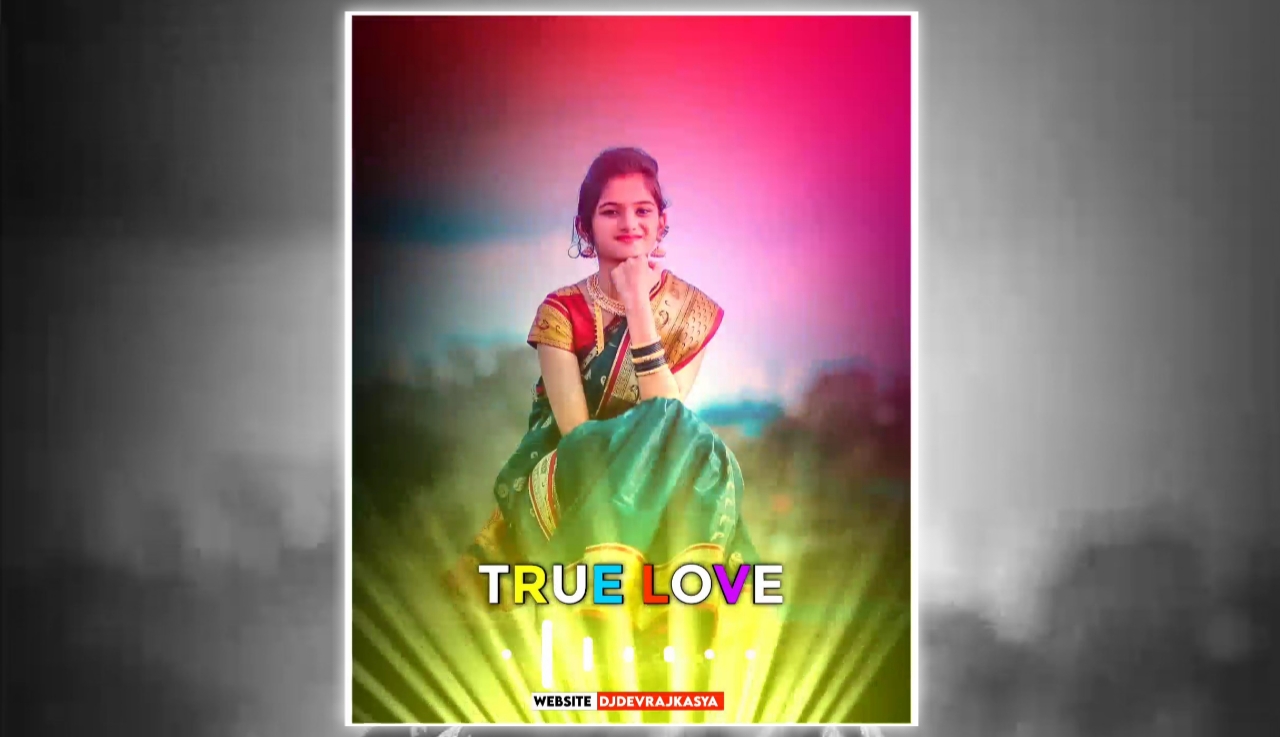 True Love बचपन Ka प्यार Full Screen Avee Player Visualizer Template Download Free 2022