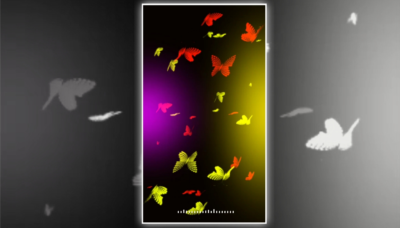 Yah Jo Teri Payal ki Chhan chhan hai Butterfly Effect Lighting Effect Template Background Video Download Free