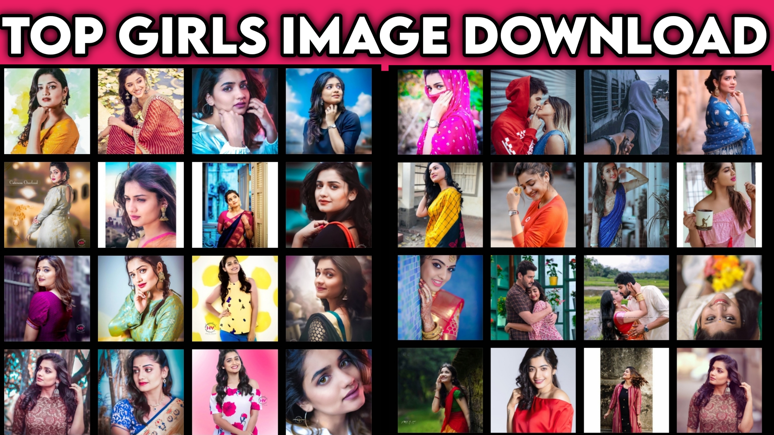 Top 200 Girls Image HD Pic Use For Avee Player & Kinemaster & Alight Motion By DjDevrajKasya