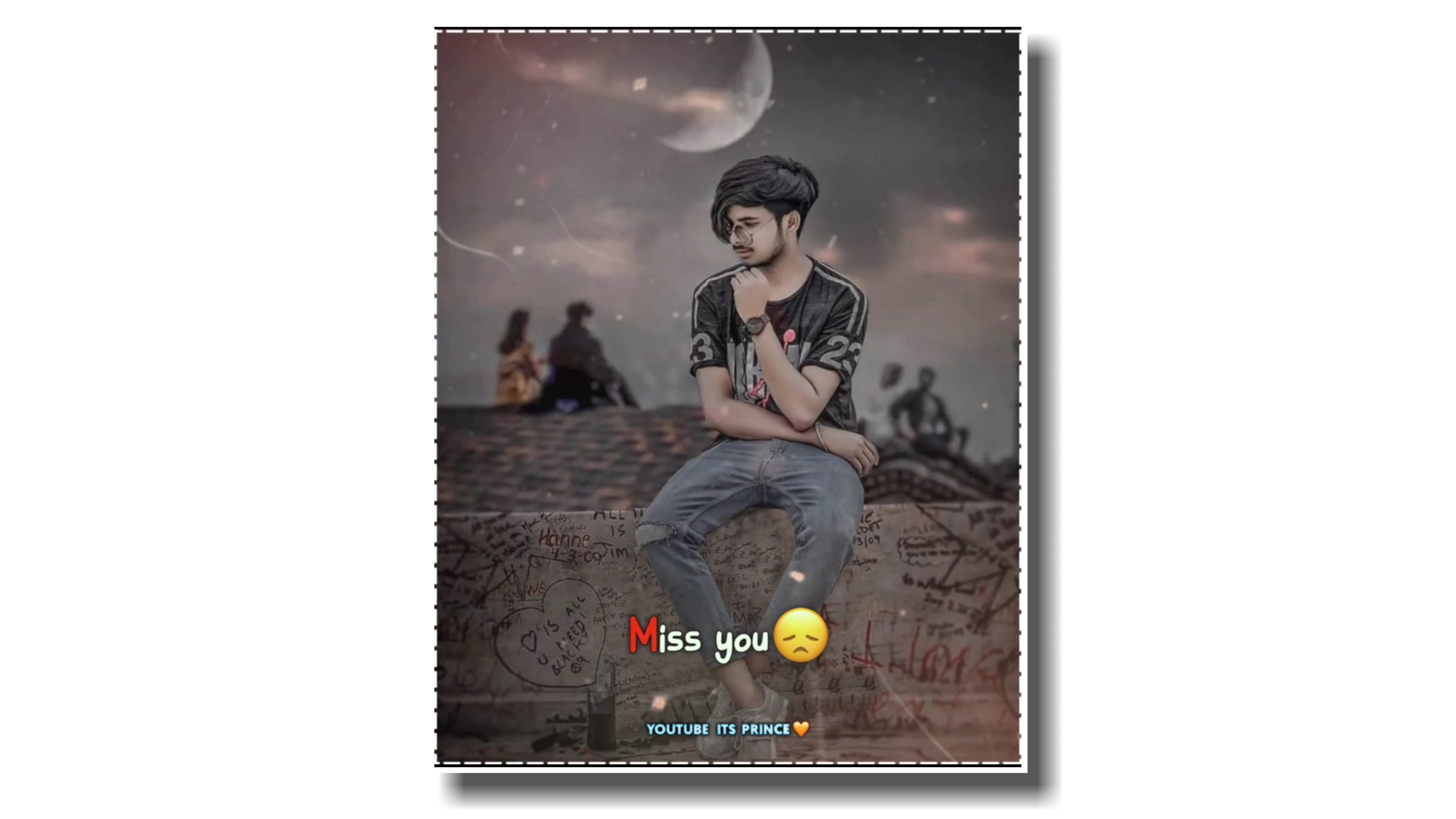 Miss you Overly Effect Avee Player Template Download Link