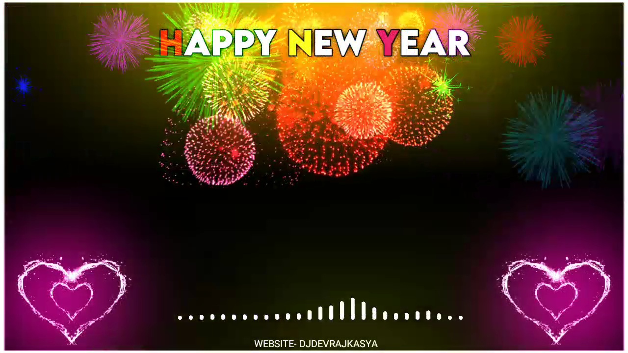Happy New Year 2022 Landscape Size Avee player Template Download