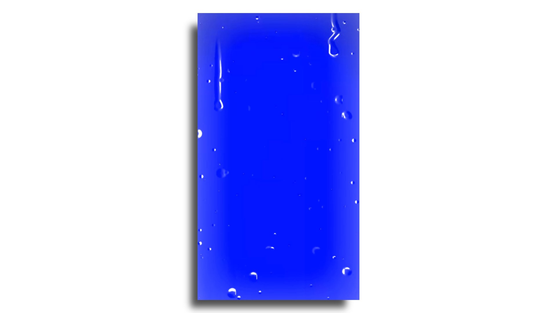 Blue rain Drop kinemaster template
