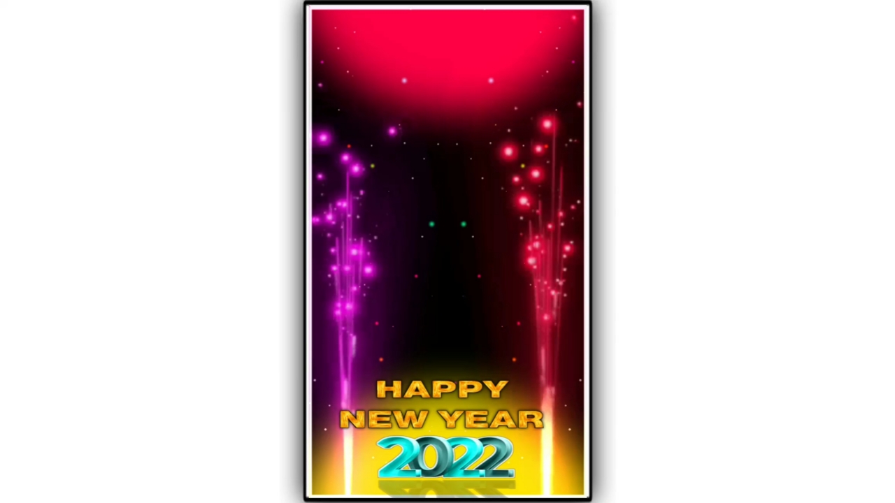 Light Effect Happy New Year 2022 Avee Player Template Download Free