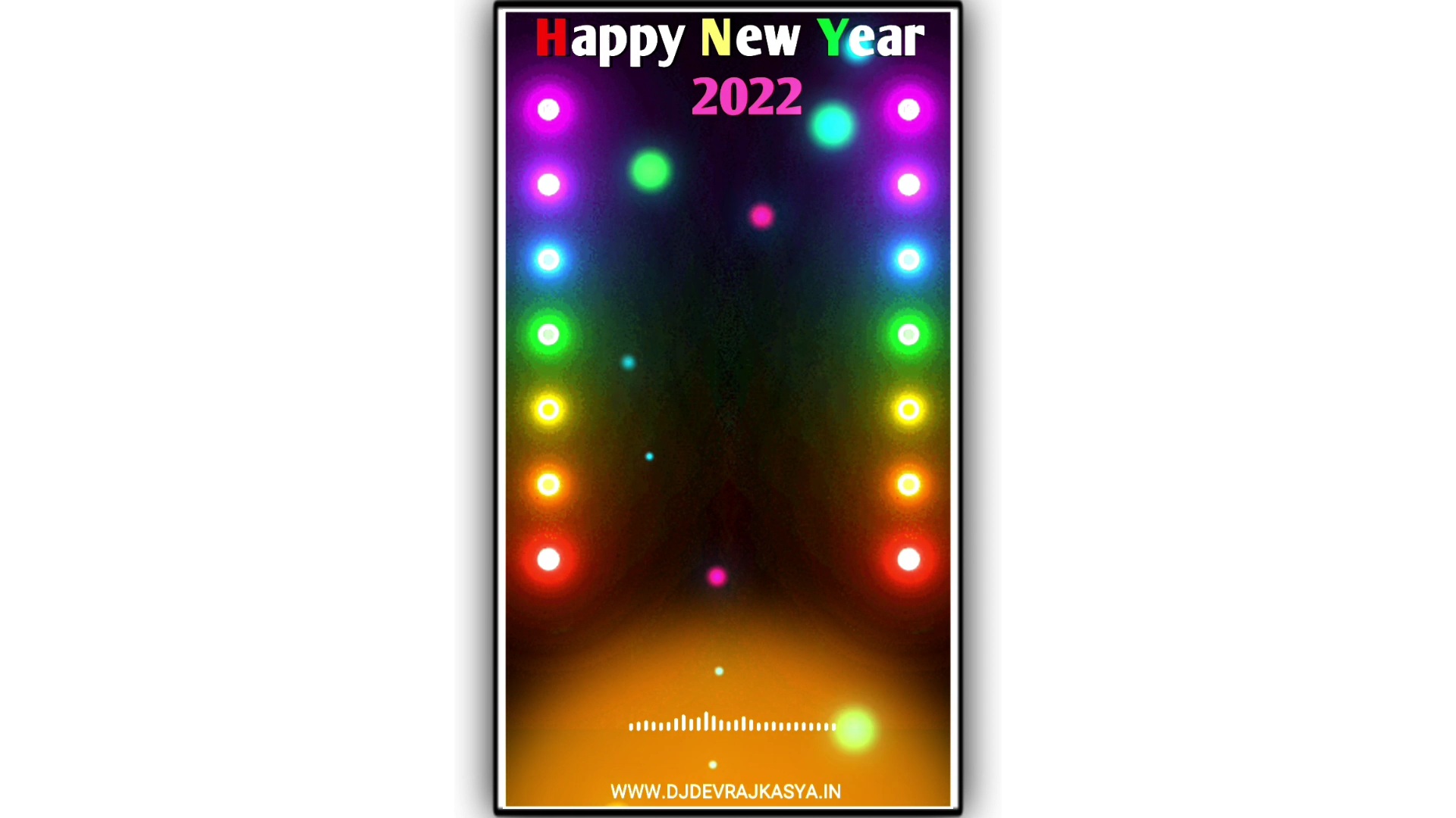 Lejar Lighting Happy New Year Avee Player Full Screen Template Download Free