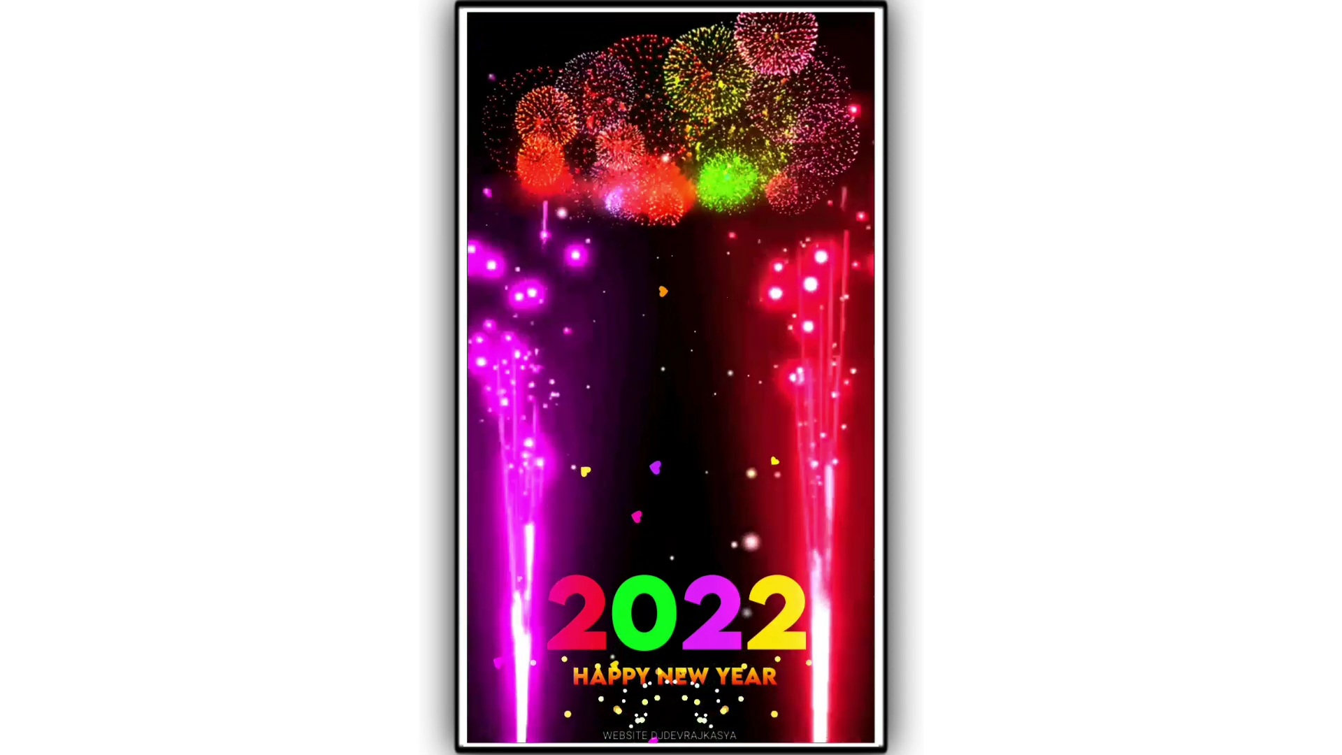 Happy New Year Avee Player Template Download 2022