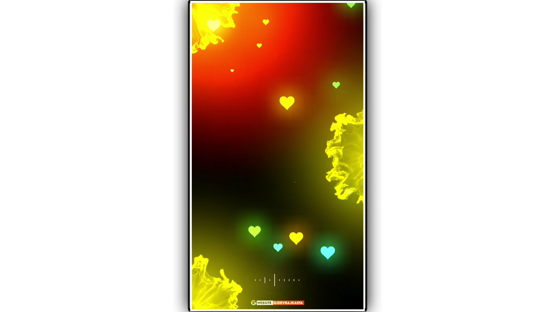 Yellow Smoke Effect Avee Player Full Screen Visualizer Template Download