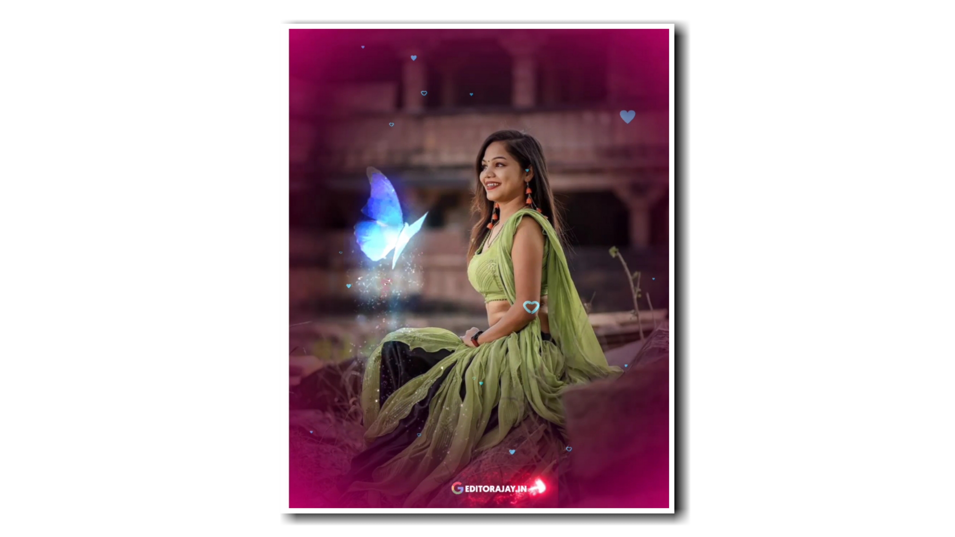 Dj lighting butterfly effect Avee Player Template Download