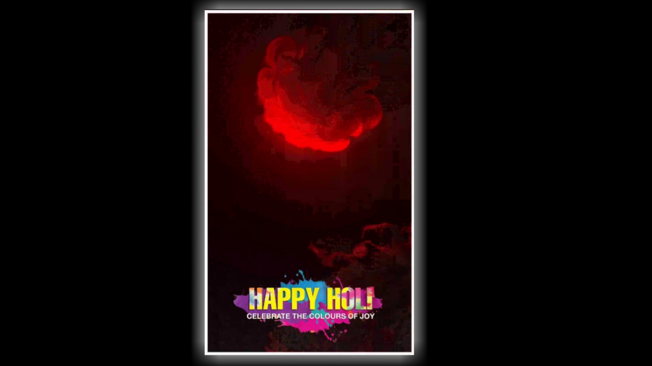 Holi special avee player template black screen video download || Colour effect avee player black screen template