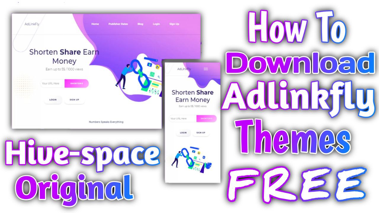 AdLinkFly HiveSpace Theme Free Download