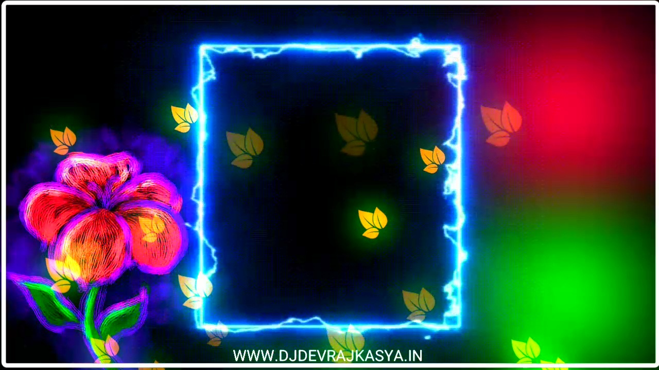 Flower Effect RGB Light Avee Player Template Download 2022