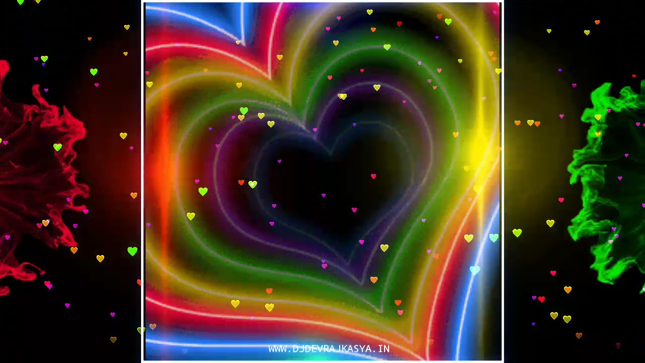 RGB Heart ❤️ Effect Lighting Kinemaster Template Background Video Download