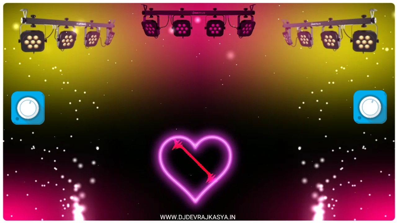 Heart Dj Lighting Effect Avee Player Template Download