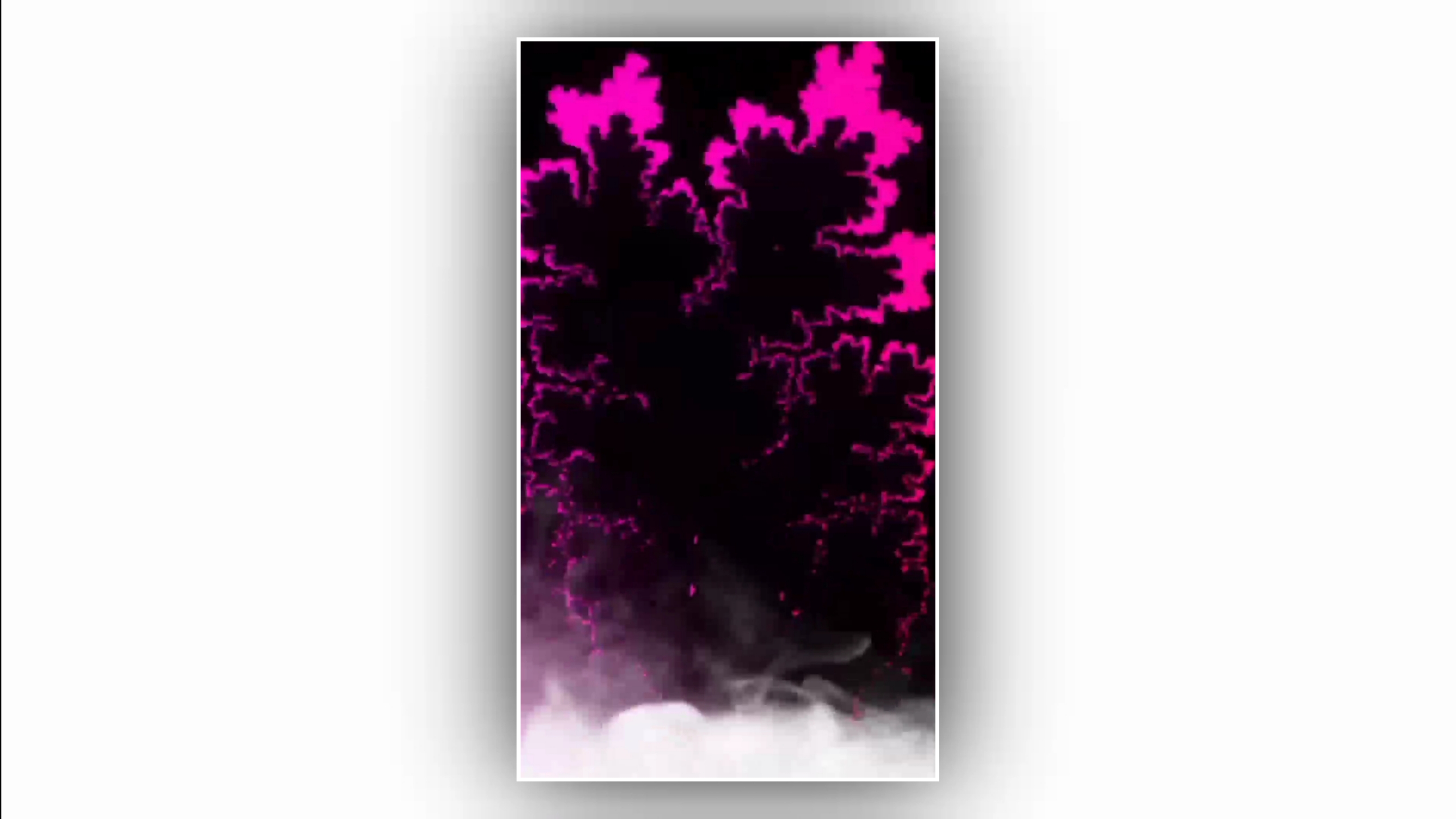 Headphone pink colour effect black Screen Template