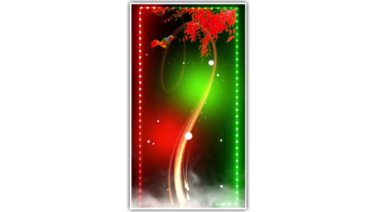 Full screen tree effect kinemaster template video background